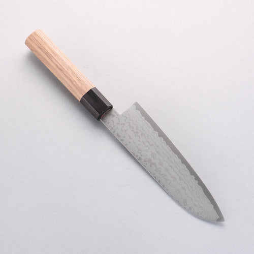 Seisuke VG10 Damascus Santoku 165mm Walnut Handle - Japannywholesale