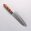 Seisuke VG1 Hammered Santoku 165mm Mahogany Handle - Japannywholesale