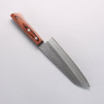 Seisuke VG1 Hammered Santoku 165mm Mahogany Handle - Japannywholesale