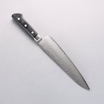 Seisuke VG5 Hammered Kasumitogi Gyuto 210mm Black Pakka wood Handle - Japannywholesale