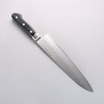 Seisuke VG5 Hammered Kasumitogi Gyuto 240mm Black Pakka wood Handle - Japannywholesale