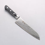 Seisuke Nami AUS10 Mirrored Finish Damascus Santoku 180mm Black Pakka wood Handle - Japannywholesale