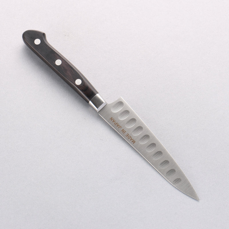 Seisuke Swedish Steel-stn Petty-Utility Salmon 120mm Black Pakka wood Handle - Japannywholesale
