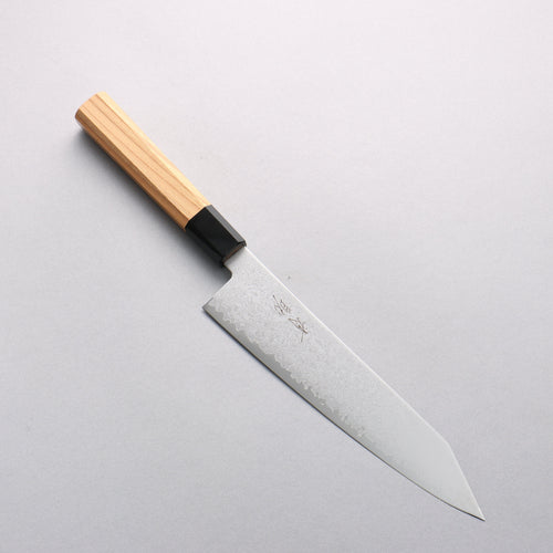 Seisuke VG10 Damascus Kiritsuke Gyuto 210mm Keyaki (Japanese Elm) Handle - Japannywholesale