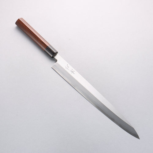 Seisuke White Steel Kasumitogi Yanagiba 300mm Rosewood Handle - Japannywholesale
