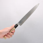 Seisuke [Left Handed] Molybdenum Kasumitogi Yanagiba 270mm - Japannywholesale