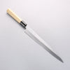 Seisuke White Steel No.2 Kasumitogi Yanagiba Magnolia Handle - Japannywholesale