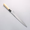 Seisuke White Steel No.2 Kasumitogi Yanagiba Magnolia Handle - Japannywholesale