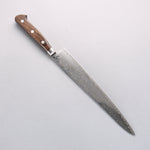 Seisuke Kagami2 AUS10 Mirrored Finish Damascus Sujihiki 240mm Brown Pakka wood Handle - Japannywholesale