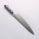Seisuke Seiten Molybdenum Gyuto 210mm Navy blue Pakka wood Handle with Sheath - Japannywholesale