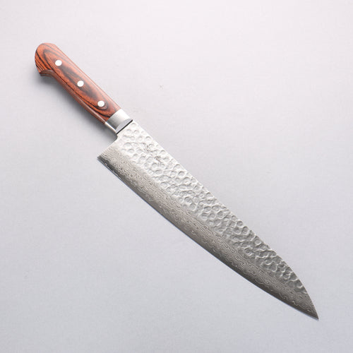 Seisuke VG10 17 Layer Damascus Gyuto 270mm Mahogany Handle - Japannywholesale