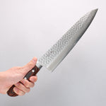 Seisuke VG10 17 Layer Damascus Gyuto 270mm Mahogany Handle - Japannywholesale