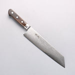 Seisuke VG10 33 Layer Mirrored Finish Damascus Kiritsuke Gyuto 210mm Brown Pakka wood Handle - Japannywholesale