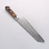Seisuke VG10 33 Layer Mirrored Finish Damascus Kiritsuke Gyuto 210mm Brown Pakka wood Handle - Japannywholesale