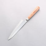 Kamo Hamono VG10 Damascus Petty-Utility 150mm Brown Pakka wood Handle - Japannywholesale