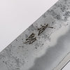 Seisuke Silver Steel No.3 Nashiji Santoku 180mm Brown Pakka wood Handle - Japannywholesale