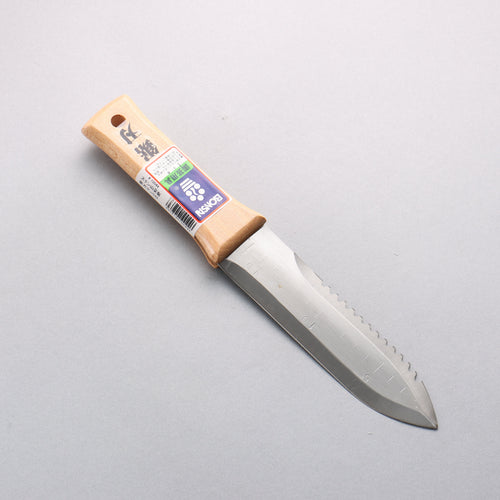 Bonsai Stainless Steel Wild vegetable digging saw blade with Sheath 170mm - Japannywholesale