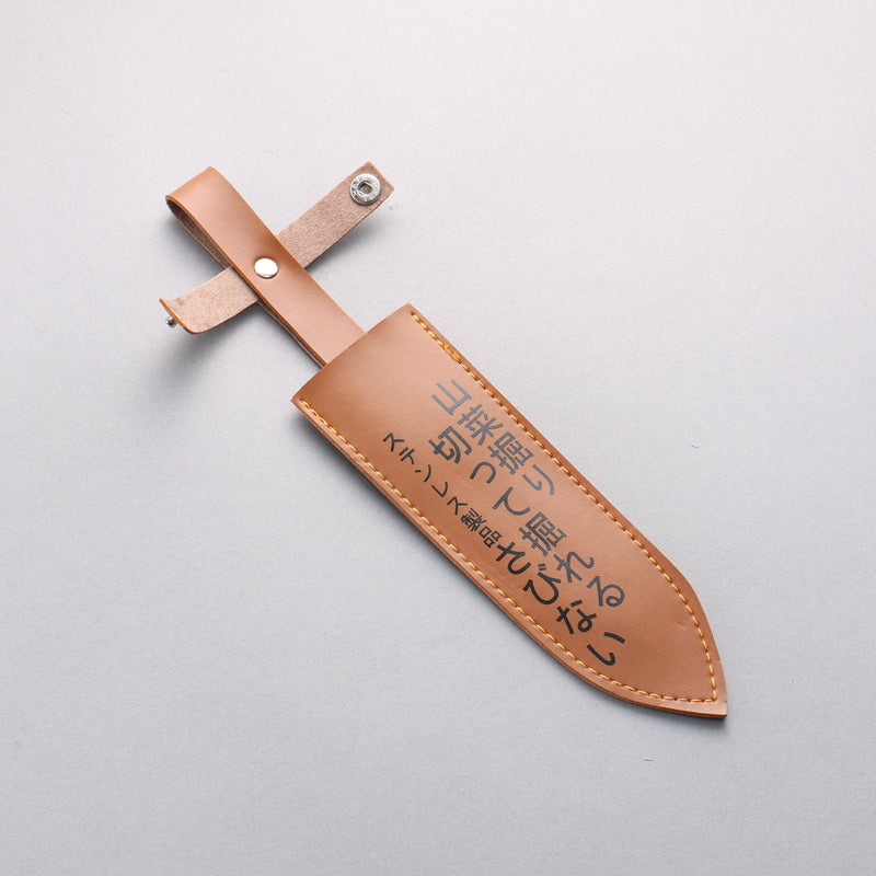 Bonsai Stainless Steel Wild vegetable digging saw blade with Sheath 170mm - Japannywholesale