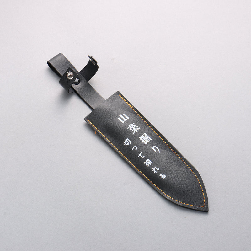 Bonsai Carbon steel Wild vegetable digging saw blade with Sheath 170mm - Japannywholesale