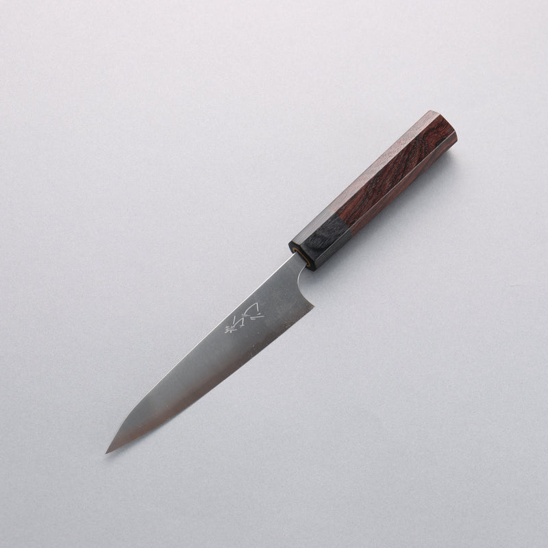 Shibata Takayuki Koutetsu Blue Super Petty-Utility 135mm Rosewood Handle - Japannywholesale