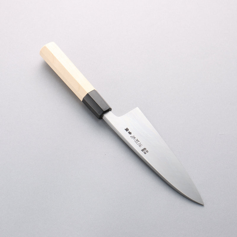 Minamoto Akitada Blue Steel No.2 Aideba 150mm Magnolia (Ferrule: Water Buffalo Horn) Handle - Japannywholesale
