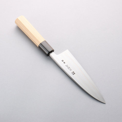 Minamoto Akitada Blue Steel No.2 Aideba 165mm Magnolia (Ferrule: Water Buffalo Horn) Handle - Japannywholesale