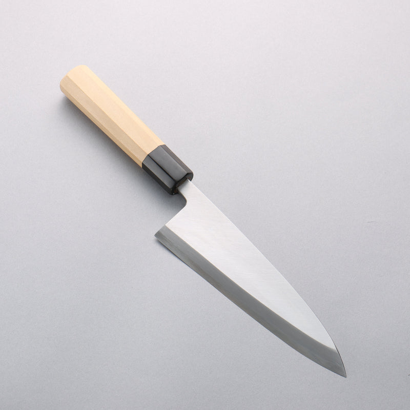 Minamoto Akitada Blue Steel No.2 Aideba 180mm Magnolia (Ferrule: Water Buffalo Horn) Handle - Japannywholesale