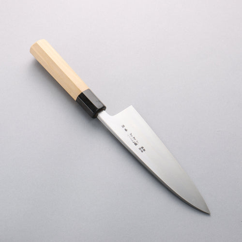 Minamoto Akitada Blue Steel No.2 Aideba 180mm Magnolia (Ferrule: Water Buffalo Horn) Handle - Japannywholesale