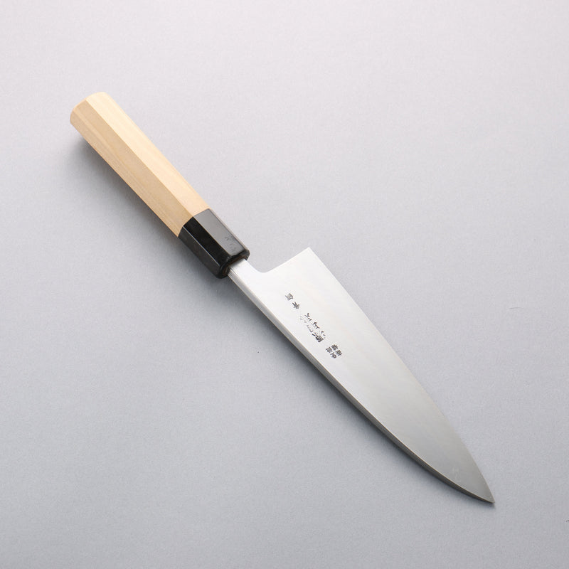 Minamoto Akitada Blue Steel No.2 Aideba 180mm Magnolia (Ferrule: Water Buffalo Horn) Handle - Japannywholesale