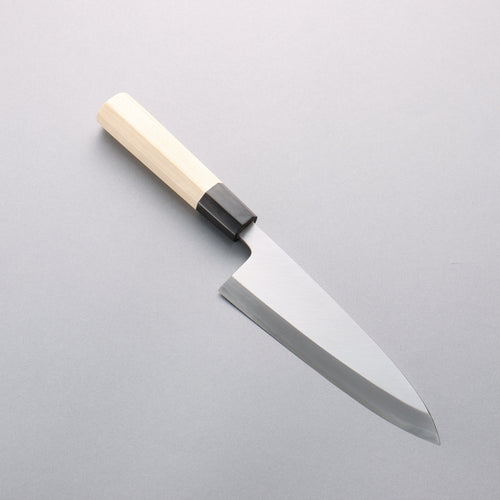 Minamoto Akitada White Steel No.2 Aideba 165mm Magnolia (Ferrule: Water Buffalo Horn) Handle - Japannywholesale