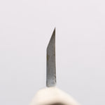 Minamoto Akitada White Steel No.2 Aideba 165mm Magnolia (Ferrule: Water Buffalo Horn) Handle - Japannywholesale