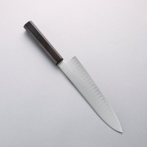 Kanjyo VG10 Damascus Gyuto 210mm Ebony Wood Handle - Japannywholesale