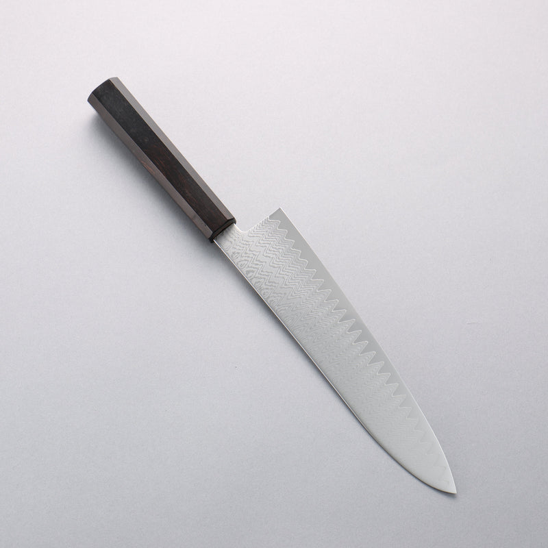 Kanjyo VG10 Damascus Gyuto 210mm Ebony Wood Handle - Japannywholesale