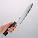 Kanjyo VG10 Damascus Gyuto 210mm Ebony Wood Handle - Japannywholesale