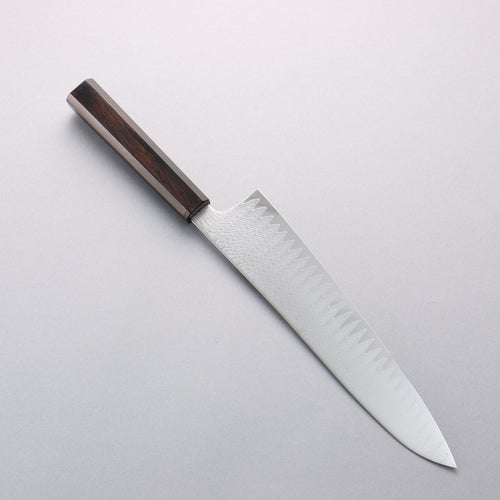 Kanjyo VG10 Damascus Gyuto 240mm Ebony Wood Handle - Japannywholesale