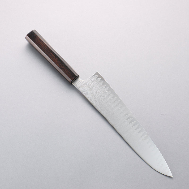 Kanjyo VG10 Damascus Gyuto 240mm Ebony Wood Handle - Japannywholesale