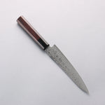 Seisuke AUS10 Damascus Petty-Utility 150mm Shitan Handle - Japannywholesale