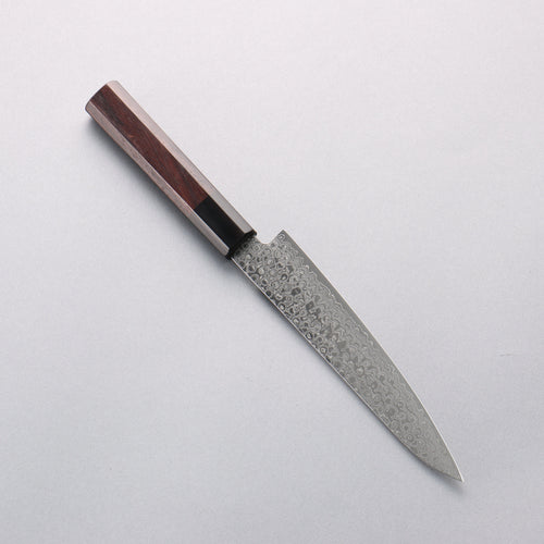 Seisuke AUS10 Damascus Petty-Utility 150mm Shitan Handle - Japannywholesale