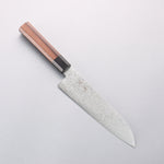 Seisuke AUS10 Damascus Santoku 180mm Shitan Handle - Japannywholesale