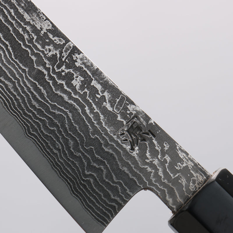 Shigeki Tanaka Harukaze SG2 Damascus Petty-Utility 135mm Walnut Handle - Japannywholesale