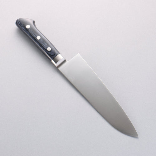 Seisuke Seiten Molybdenum Santoku 180mm Navy blue Pakka wood Handle with Sheath - Japannywholesale