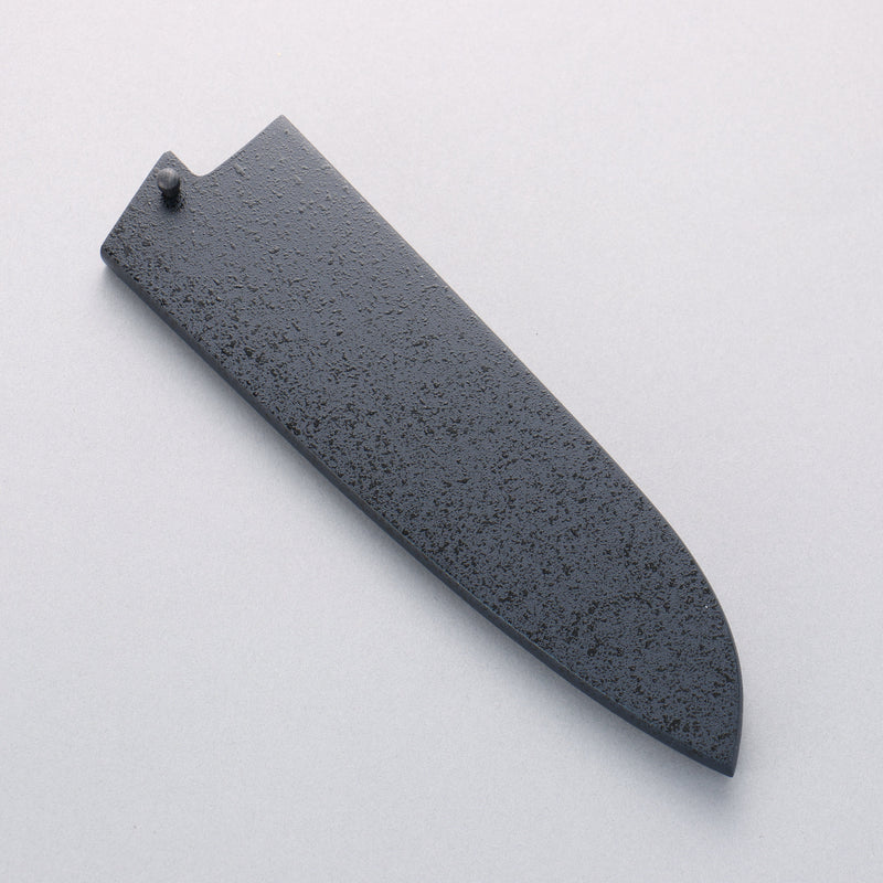 Seisuke Seiten Molybdenum Santoku 180mm Navy blue Pakka wood Handle with Sheath - Japannywholesale