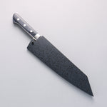 Seisuke Aotsuchi AUS10 Hammered Kiritsuke Santoku 195mm Navy blue Pakka wood Handle with Sheath - Japannywholesale