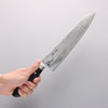 Seisuke Nami AUS10 Mirrored Finish Damascus Gyuto 240mm Black Pakka wood Handle - Japannywholesale