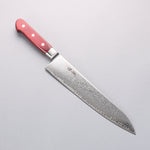 Seisuke Kagami2 AUS10 Mirrored Finish Damascus Gyuto 240mm Red Pakka wood Handle - Japannywholesale