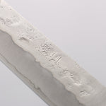 Seisuke Silver Steel No.3 Nashiji Sujihiki 240mm Brown Pakka wood Handle - Japannywholesale