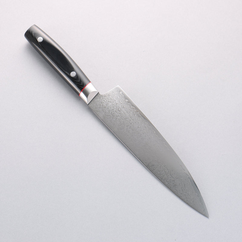 Seisuke Saiun VG10 Damascus Gyuto 200mm Black Micarta Handle - Japannywholesale