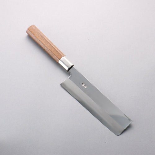 Kurotori Silver Steel No.3 Migaki Finished Nakiri 170mm Walnut Handle - Japannywholesale