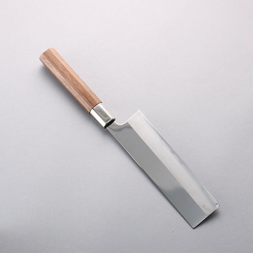 Kurotori Silver Steel No.3 Migaki Finished Nakiri 170mm Walnut Handle - Japannywholesale
