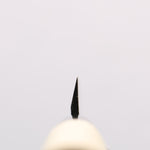 Sakai Takayuki Blue Steel No.2 Black Finished Vertical Stripes Ajikiri 75mm Magnolia (Ferrule: Black Plastic) Handle - Japannywholesale